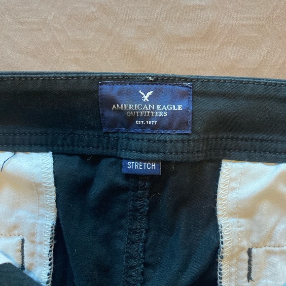 American Eagle Black Bermuda Shorts - Sz 12 - EUC - Picture 3 of 4